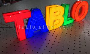 انواع تابلو حروف برجسته پلاستیک
